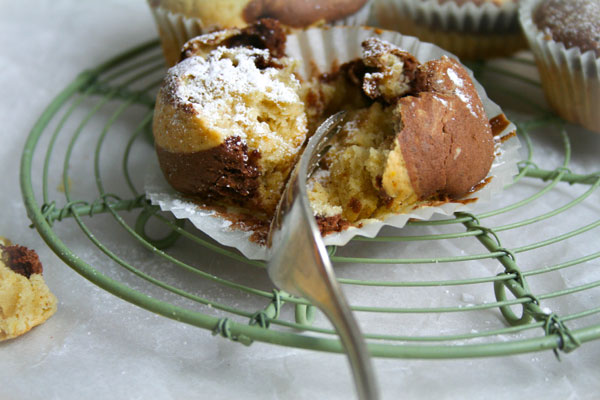 Marmor Muffin direkt aus dem Ofen