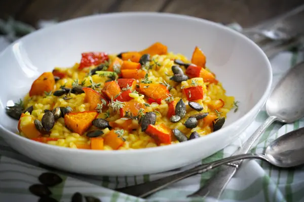 Kürbisrisotto