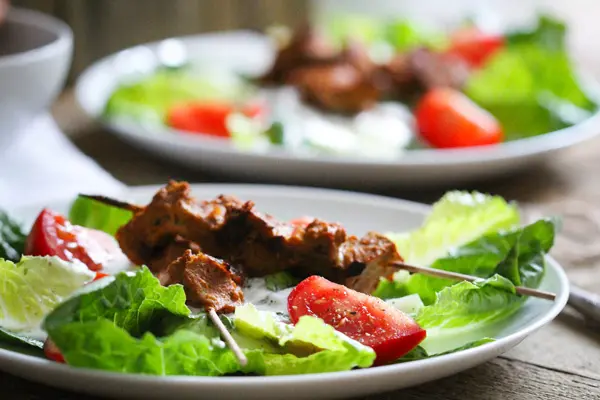 Seitan-Tandoori mit Minzjoghurt