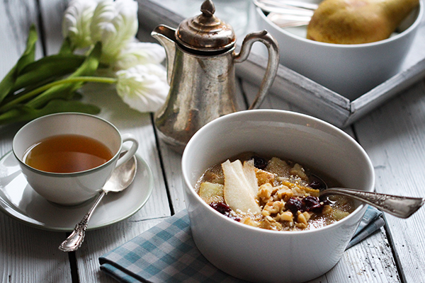Birnen-Amaranth Porridge