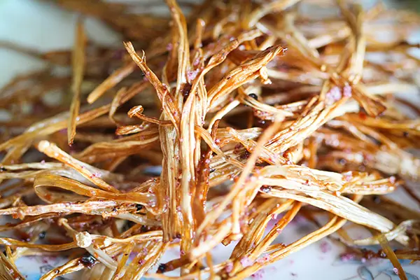 Gebackene Enoki