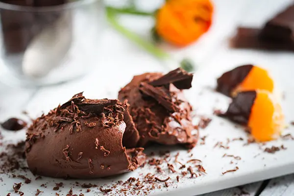 Dunkle Mousse au Chocolat
