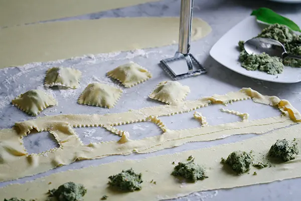 Vegane Bärlauch-Ravioli einfach selbst gemacht