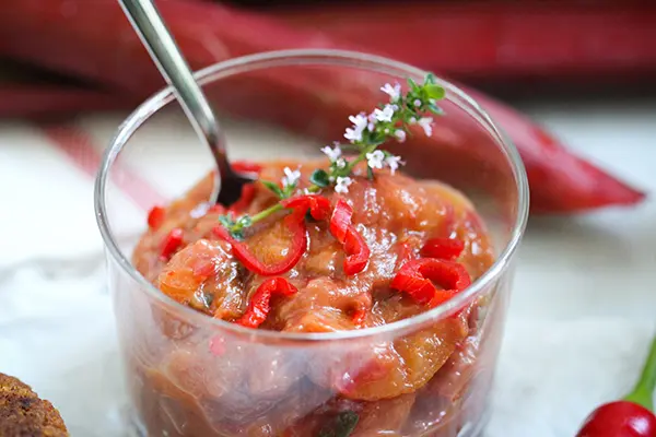 Rhabarber Chutney