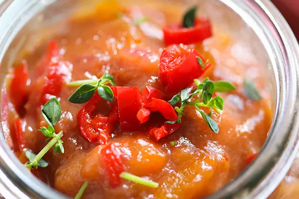 Rhabarber Chutney