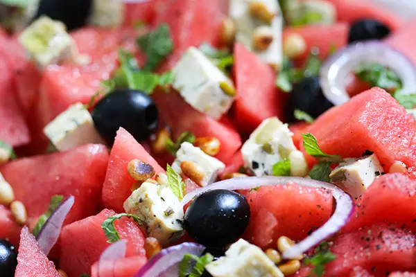 Wassermelonensalat