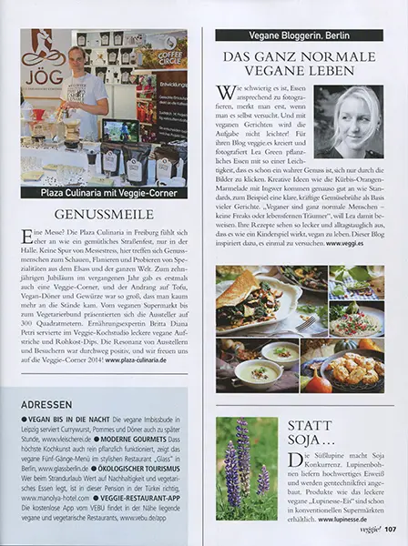 SlowlyVeggie-Artikel Januar 2014