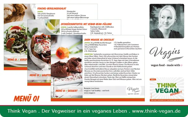 Leas Menü im Think Vegan Kochheft