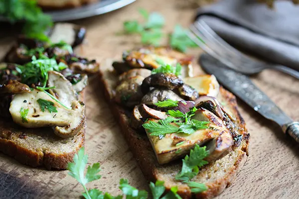 Steinpilz-Bruschetta