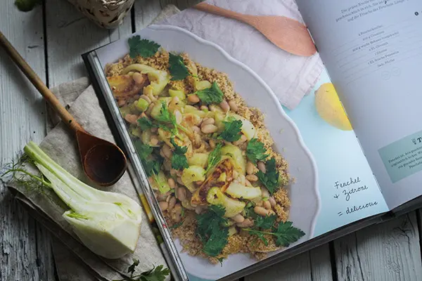 Fenchelgemüse mit Couscous und Zitrone
