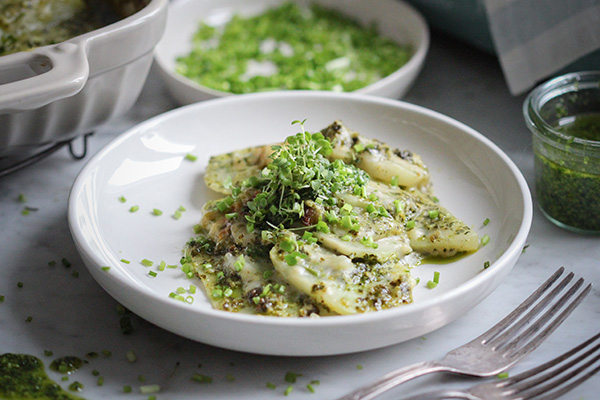 Cremig-sahniges Kohlrabi-Gratin