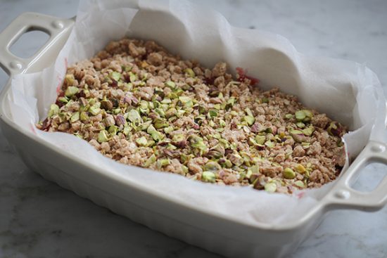 Rhabarber-Schnitten • veggies | vegan