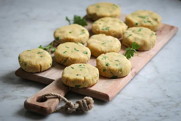 Vegane Kartoffel-Couscus-Taler