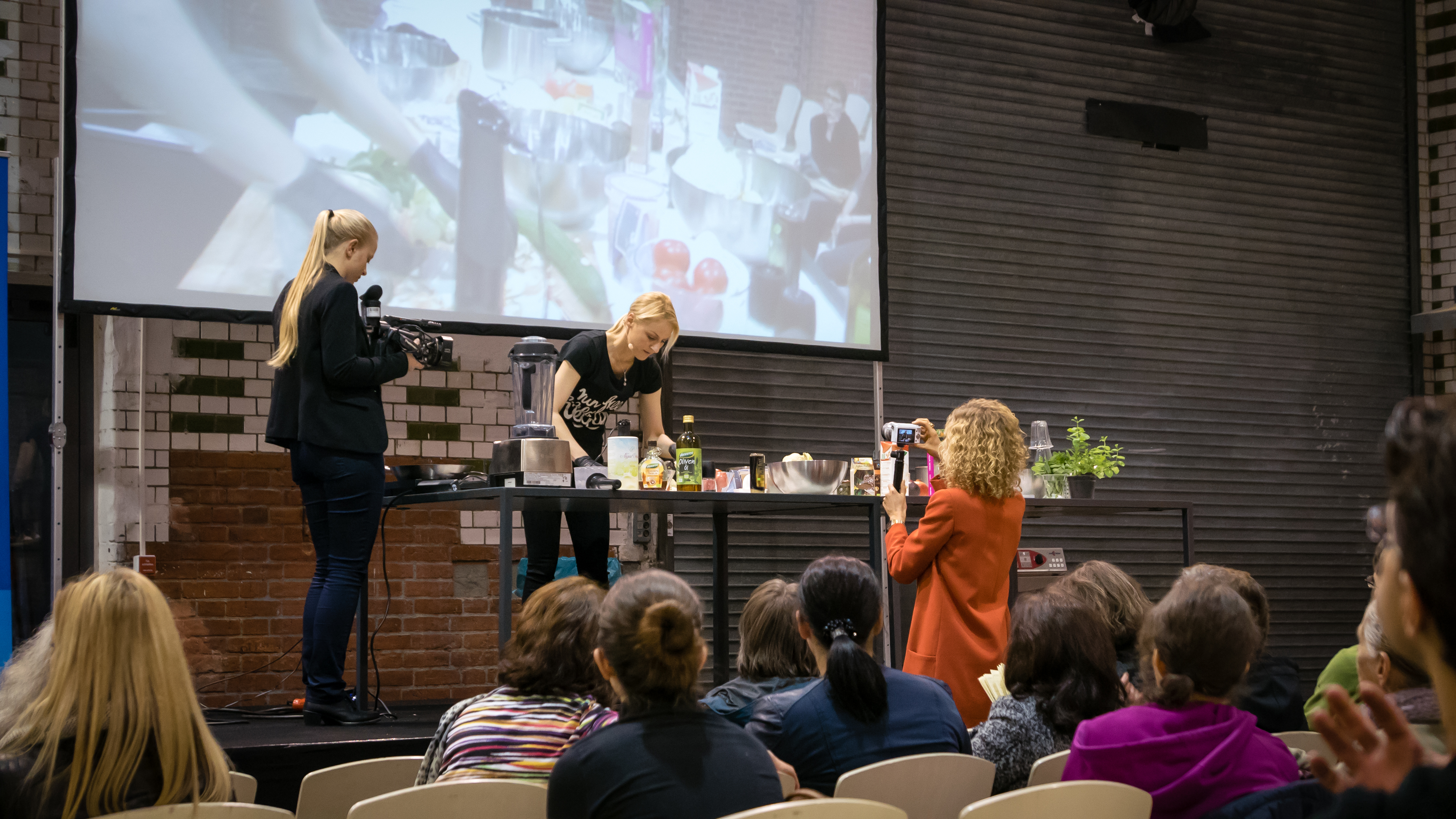 Lea Greens vegane Kochshow auf der VeggieWorld2015 in Berlin