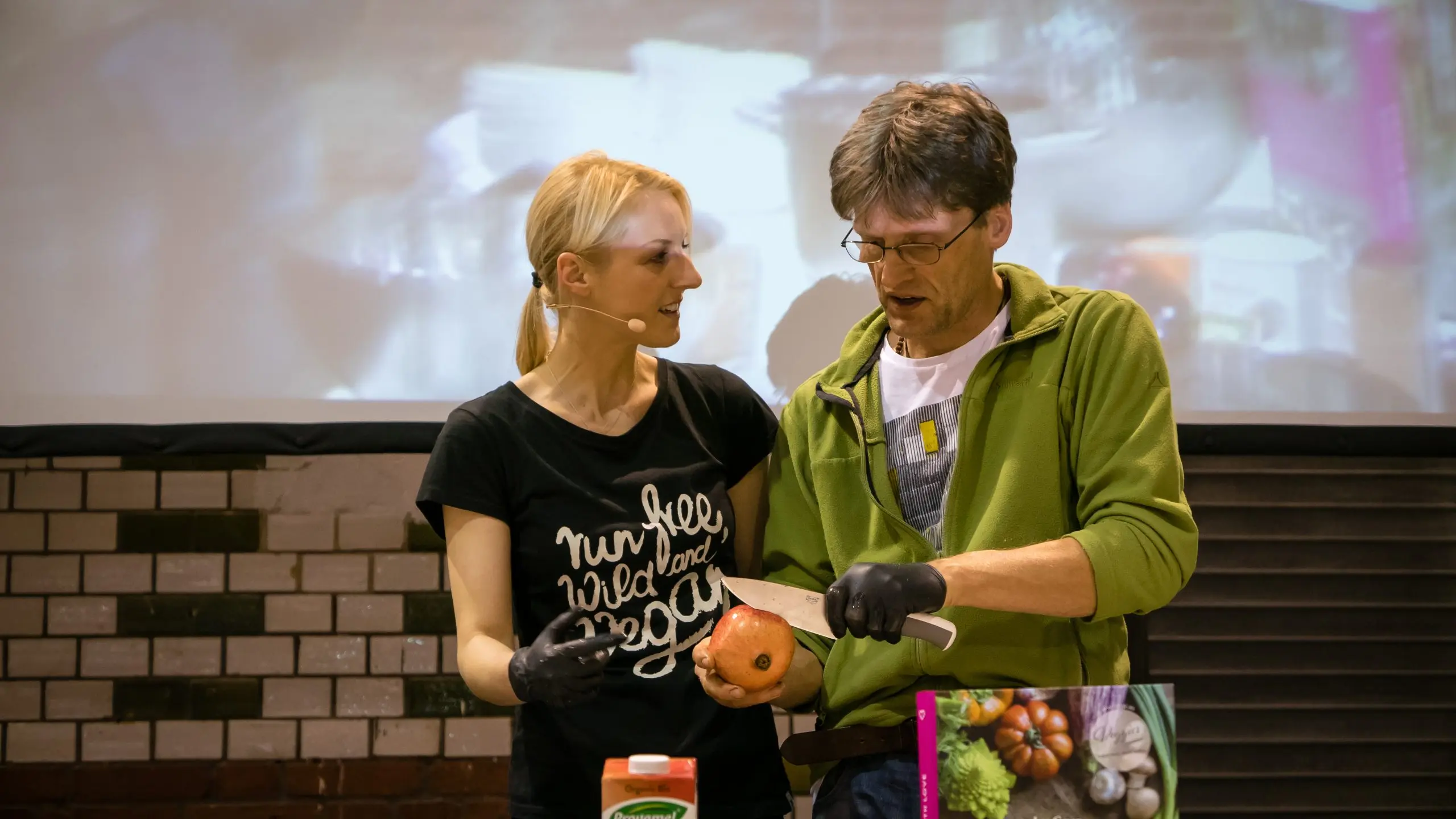 Lea Green - Kochshow "Clean eating" VeggieWorld Berlin 2015
