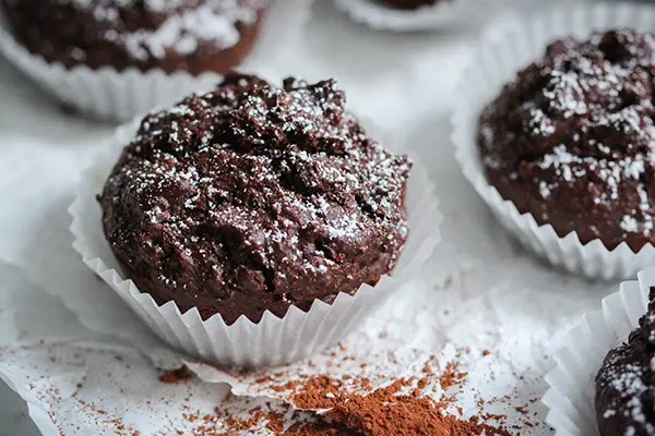 Vegane Rote Bete-Schokomuffins schnell und einfach backen
