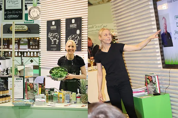 Lea Green für Bio Company auf der Grünen Woche