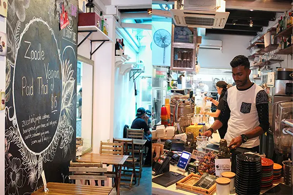 Das "Sarnies" in der Telok Ayer Street 136