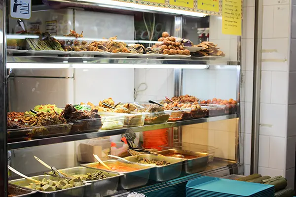 Hawker-Stand in Singapur