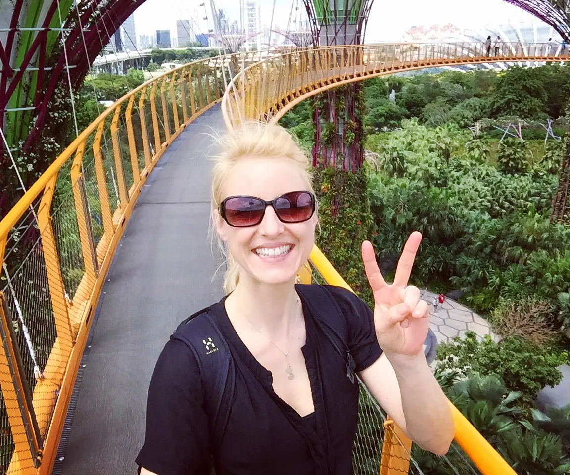 Lea Green grüne Reise durch Singapur