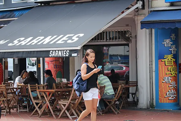 Sarnies - leckeres veganes Essen in Singapurs Finanzzentrum