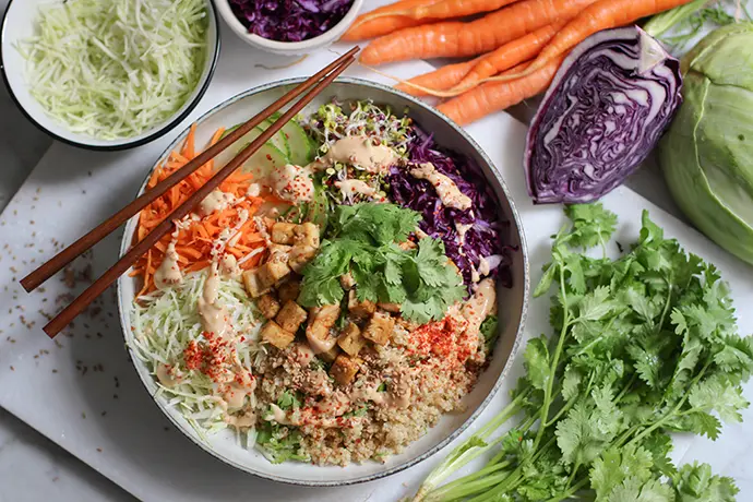 Quinoa-Asiabowl