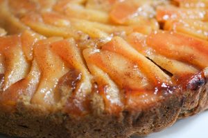 Veganer Quittenkuchen Upside-Down gebacken