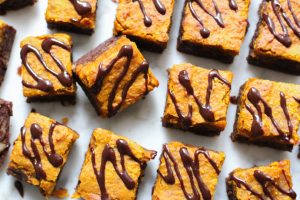Vegane Kürbis-Schoko-Brownies