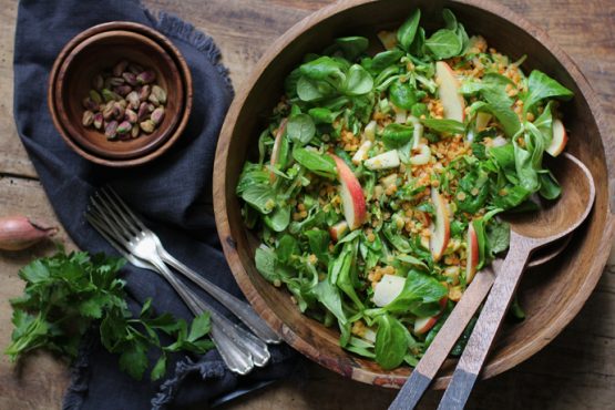 Rote Linsen-Feldsalat • veggies | vegan