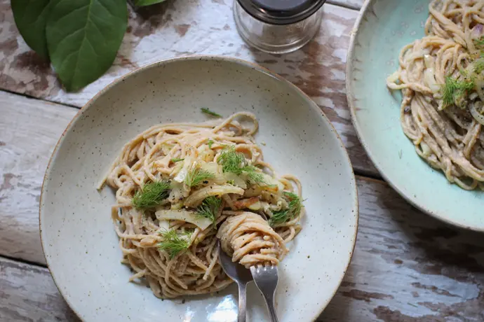 vegane Spaghetti Carbonara