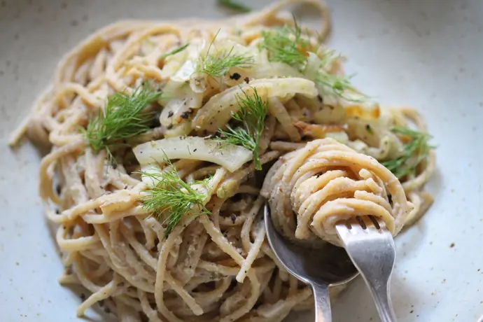 vegane Spaghetti Carbonara
