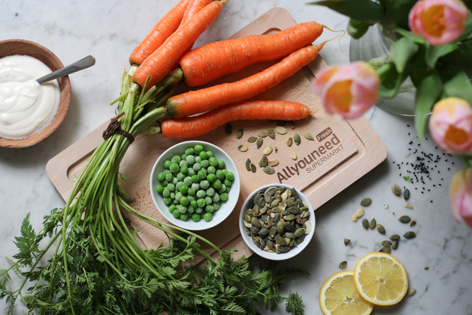 Rezept für vegane Karotten-Quiche für Ostern