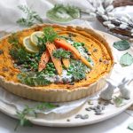 Rezept für vegane Karotten-Quiche für Ostern