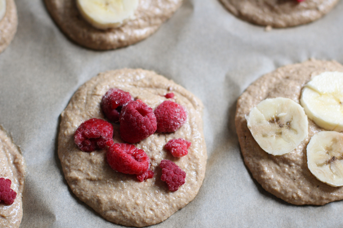Vegane, fettfreie Ofen-Pancakes