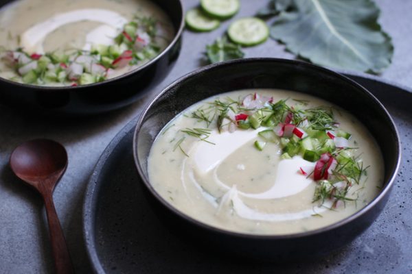 Stilvolle Kohlrabi Creme Suppe Ebenbild