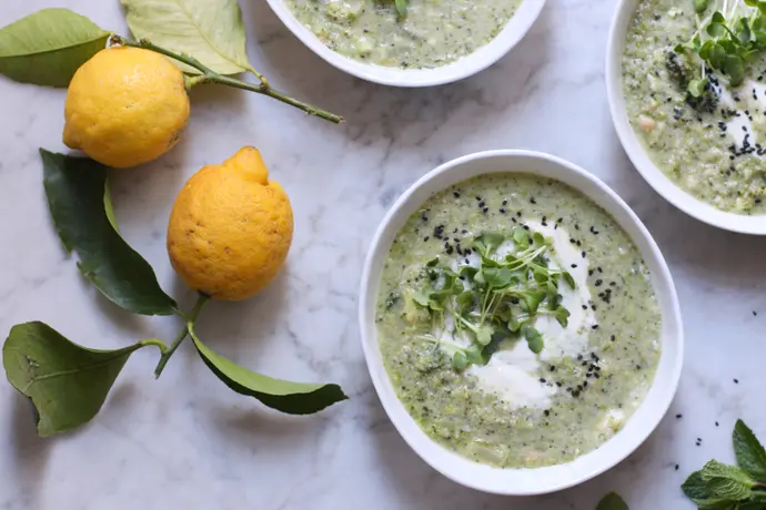 Brokkoli-Zitronen-Suppe