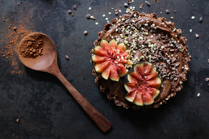 Vegane, no-bake Schokomousse-Tartelettes