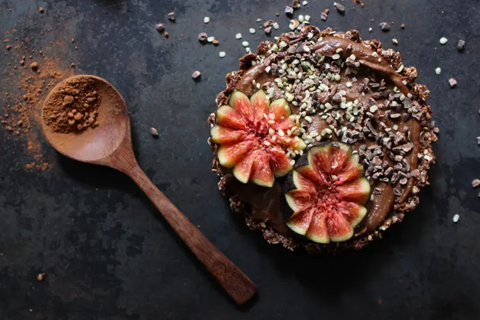 Vegane, no-bake Schokomousse-Tartelettes