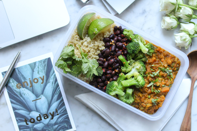 Quinoa-Linsen-Lunchbox