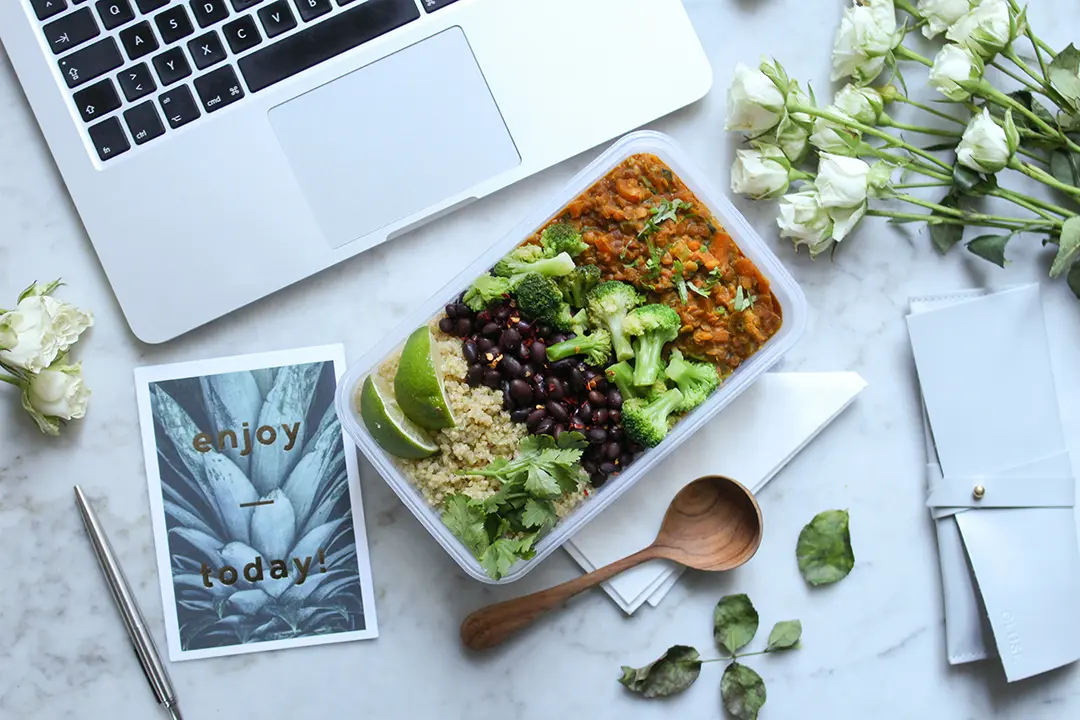 Quinoa-Linsen-Lunchbox