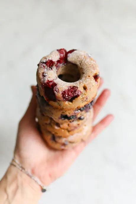 Erdnuss-Himbeer-Muffins