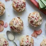 Rezept für vegane Rhabarber-Muffins