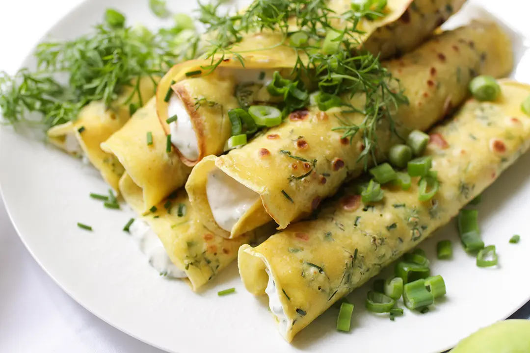 Vegane Kräuterpfannkuchen