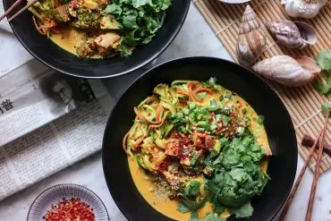 Rotes Curry mit Tofu