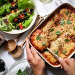 Vegane Linsen-Lasagne mit Zucchini
