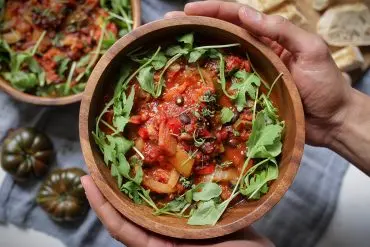 Mediterraner Gemüse-Eintopf mit Bohnen