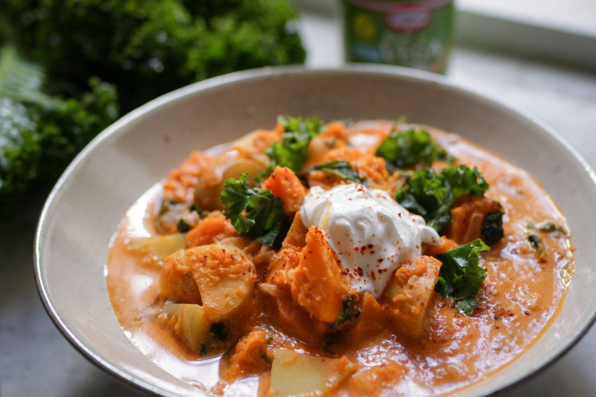 Muskatkürbis-Eintopf