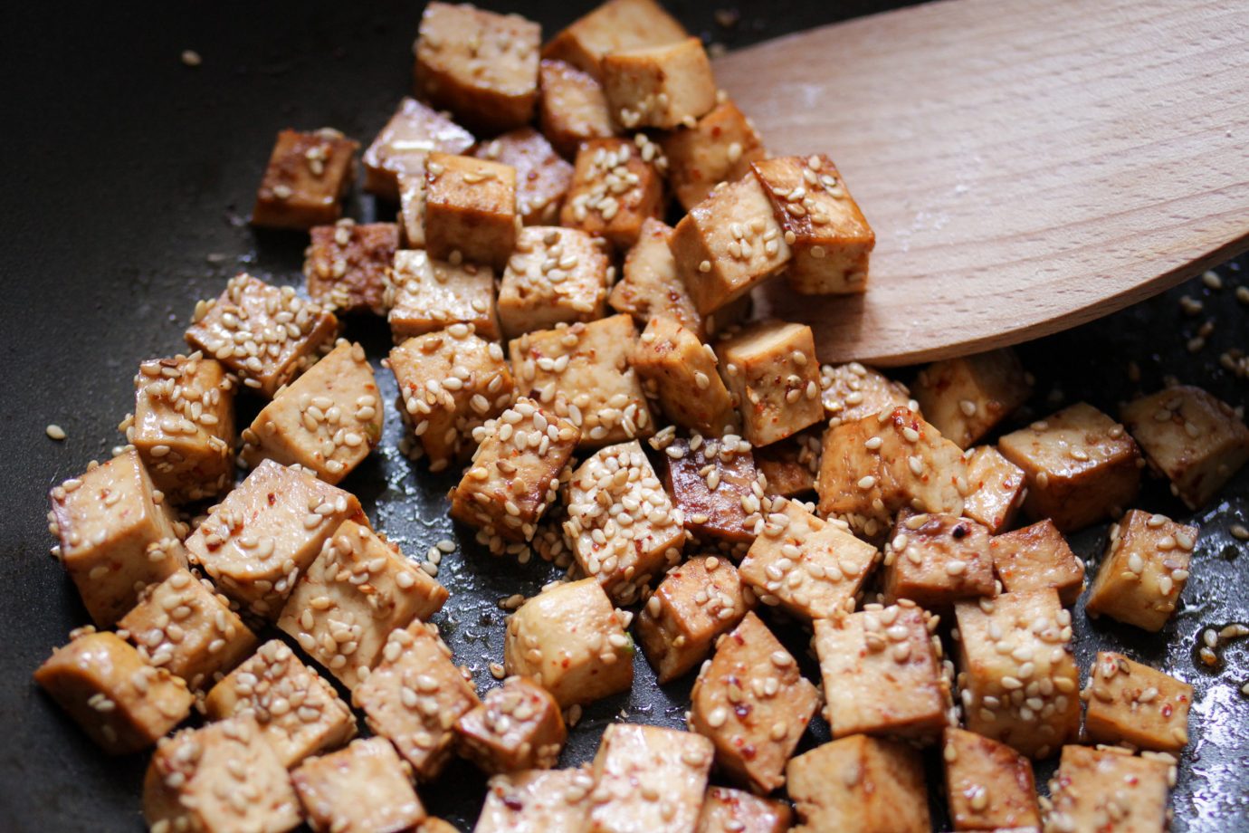 Selbstgemachte Tacos mit Rosenkohl-Tofu-Füllung • veggies | vegan