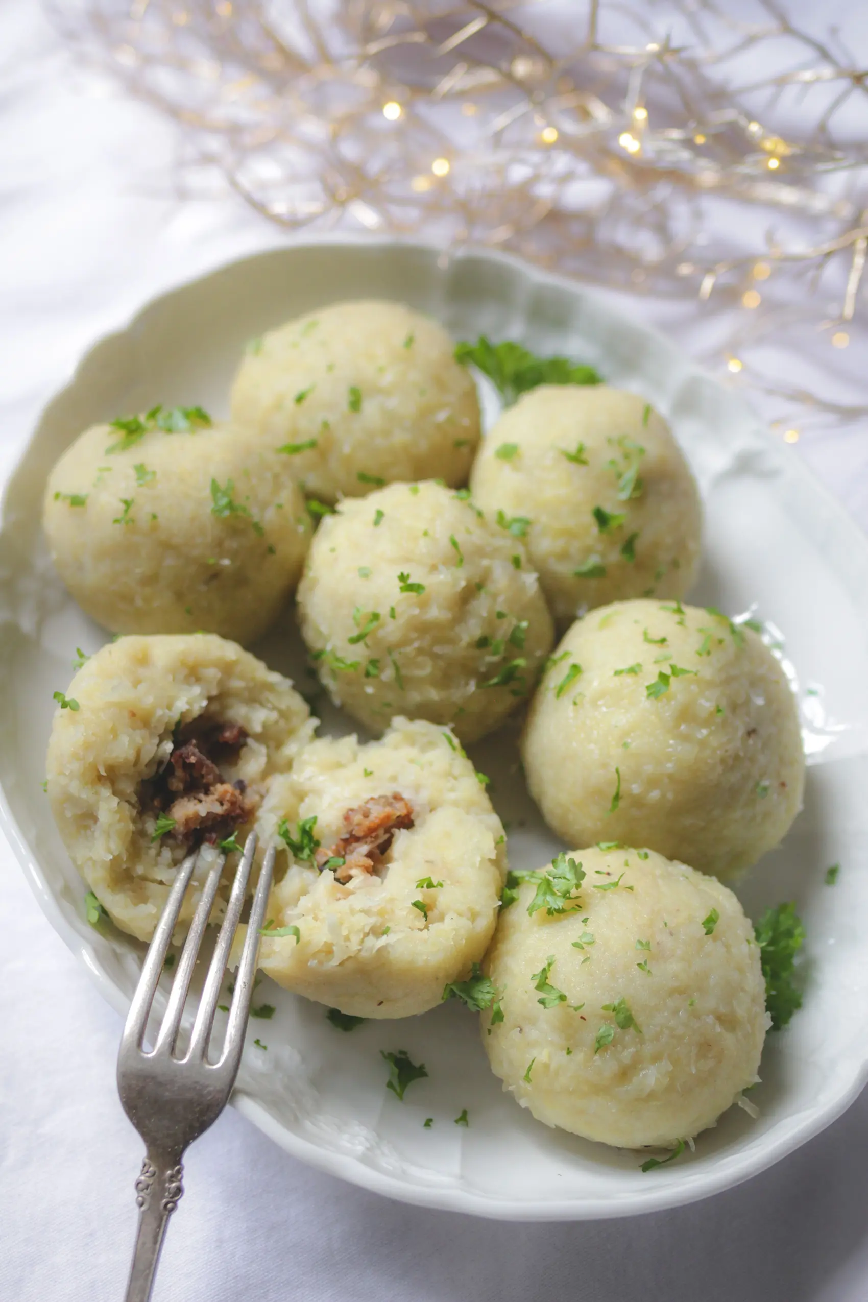 Vegane Kartoffelklösse