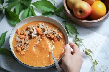 Veganes Apfelmus mit Aprikosen